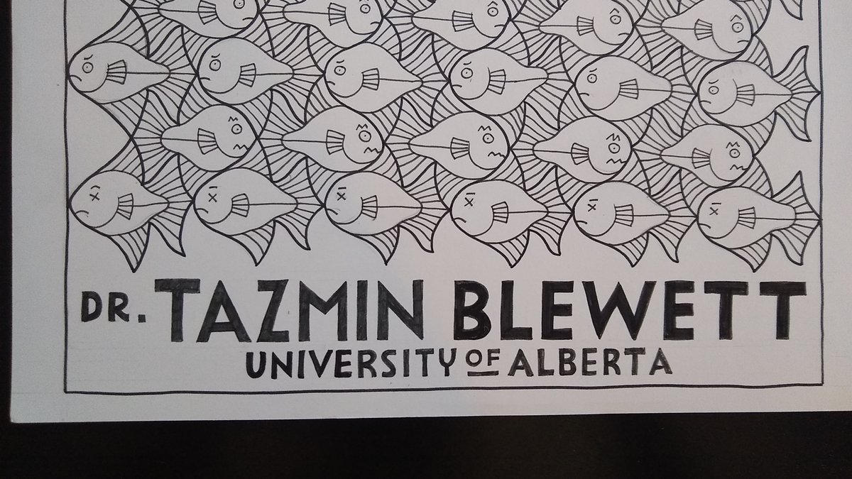 Lettering for @DrTBlew #SciArt 🐟🖋️