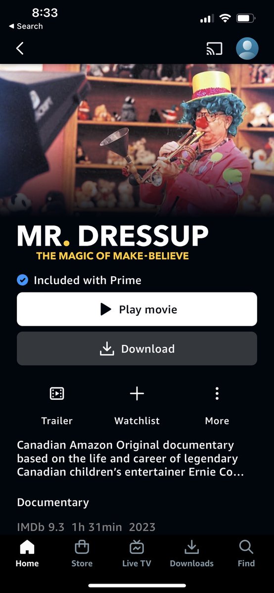 SURPRISE!!!
Mr. Dressup: The Magic of Make-Believe is out now!!!!!!
Go watch: app.primevideo.com/detail?gti=amz…
.
 @marblemedia @hawkeye_pics @eskeyl8 #mrdressup #cbc #cbckids #family #movie #movies #film #films #awardwinning #family