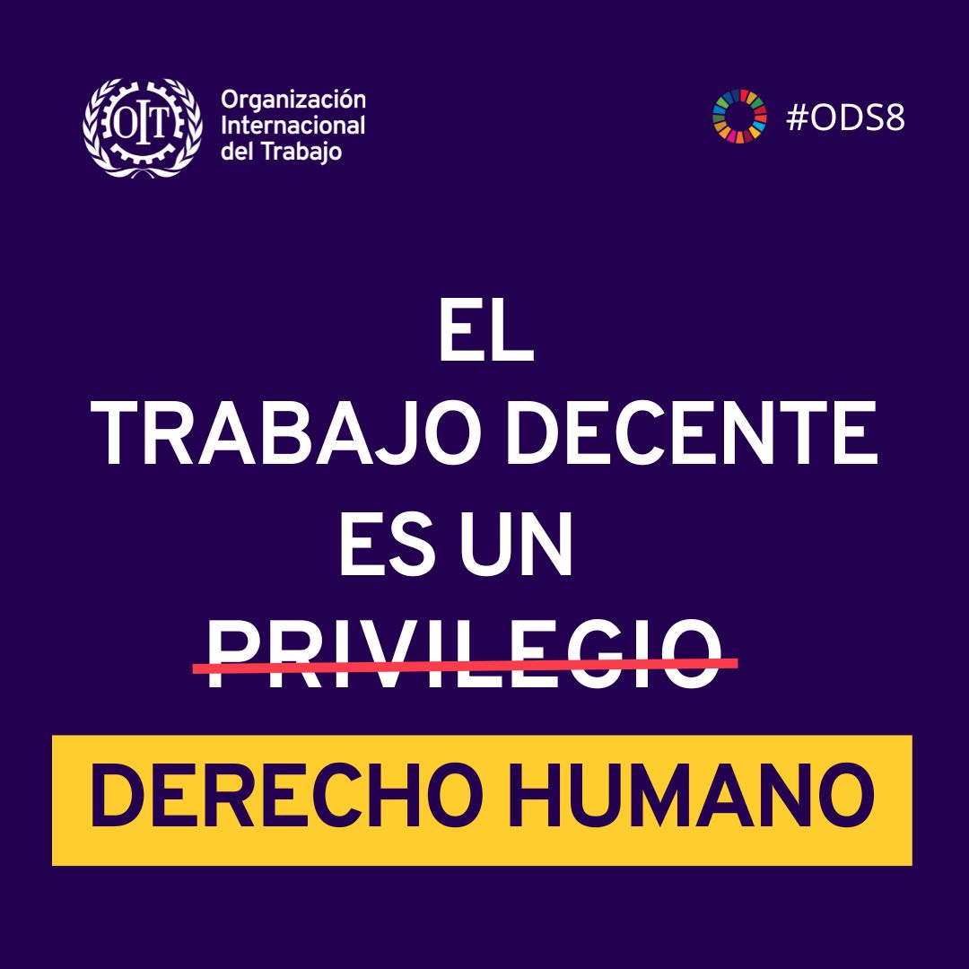 OITconosur's tweet photo. 📣El #TrabajoDecente es más que un empleo.

🙋🏽‍♂️🙋🏽‍♀️Es dignidad, respeto y justicia.

 💪🏽Sigamos construyendo lugares de trabajo que prioricen los derechos de las personas, ofrezcan igualdad de oportunidades y promuevan un crecimiento inclusivo. https://t.co/utQ6PpCSD2