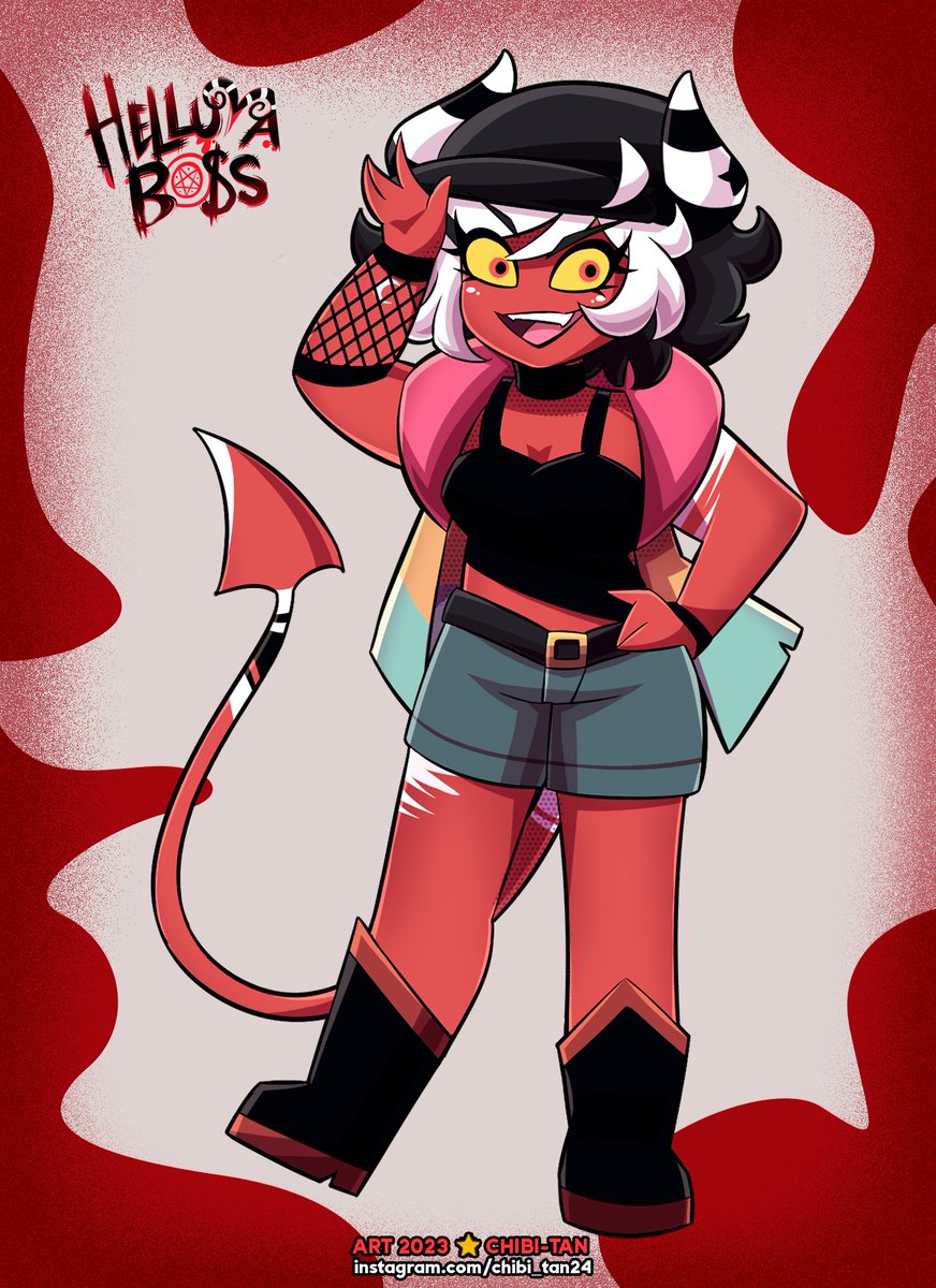 Chibi_Tan24's tweet photo. ⭐️Como cuando tengo bloqueo artistico y trato de hacer a mi Oc (GiGi) con distinto estilo , esta vez le toco helluva Boss 🥰

#fanart #digitalart #digitaldrawing #illustration #painttoolsai #photoshop #helluvabossoc #helluvaboss #impsona https://t.co/svvmRBIBDb