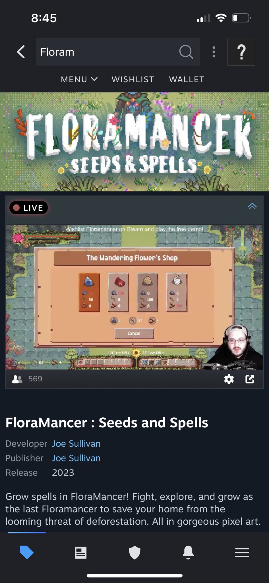 FloraMancer : Seeds and Spells on Steam