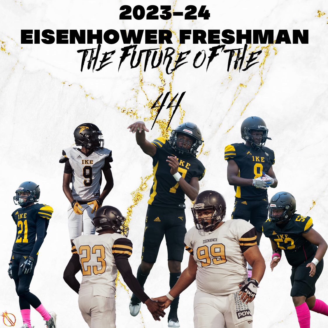 KeonHall19's tweet photo. 🦅🦅🦅 We really THEM 😮💨 #2K27 #Tha44 @EisenhowerFB https://t.co/KFTa5HShGU