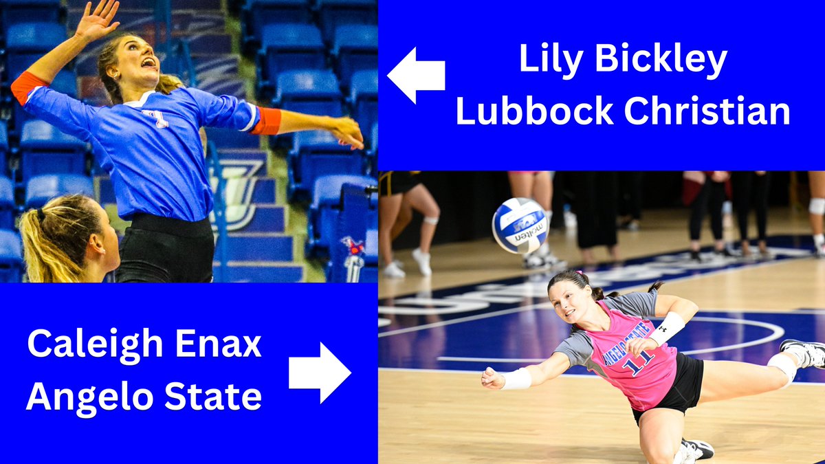 EATON TAKEOVER ON SATURDAY 10/7

<a href="/lilygraceb1/">lily bickley ☆</a> (2022)
Career high 17 kills
Career best 0.471% (min. 25 att)
Career high tying 19.5 points
3-1 W

<a href="/CaleighEnax/">Caleigh Enax</a> (2021)
Career high 36 digs
Tied 4th most in program history
Season high 3 aces
3-1 W

They will meet Friday in Lubbock!