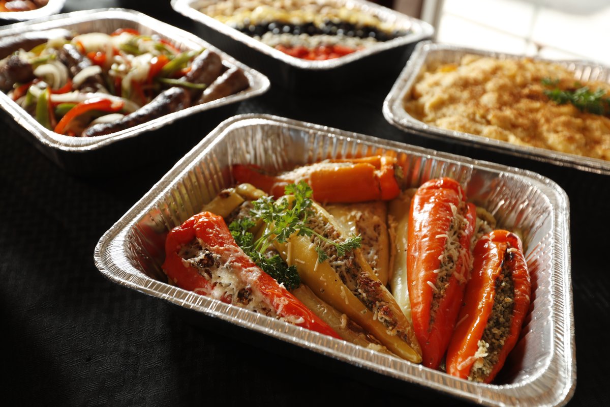 Stuffed Peppers to go?? Catered?? Brought right to the table... 🤤 It's #MenuMonday at the GPT!