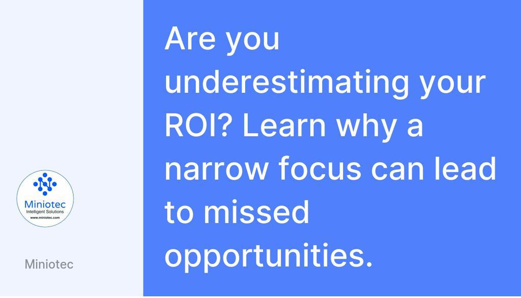 miniotec's tweet image. There Is More To IIoT ROI Calculations Than Simply Saving Manhour Costs
▸ lttr.ai/AHbPF

#DigitalTransformation #ROIAnalysis #PredictiveMaintenance #AssetManagement #OperationalEfficiency #UnplannedDowntime #DigitalTwin #BusinessProcessOptimisation #ROI #IIoT #IoT