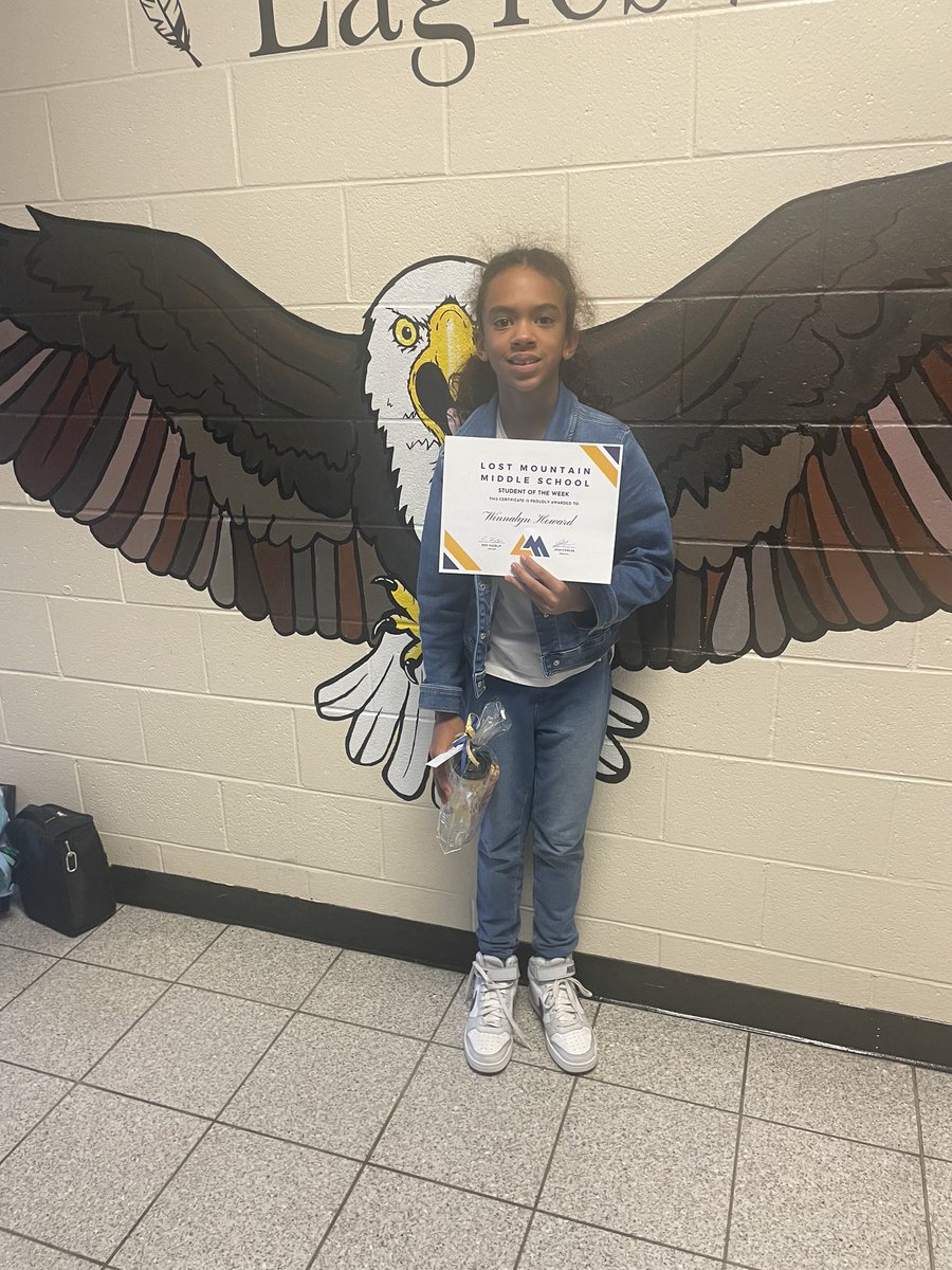 Congrats to our first students of the week for quarter 2!  Way to start!!