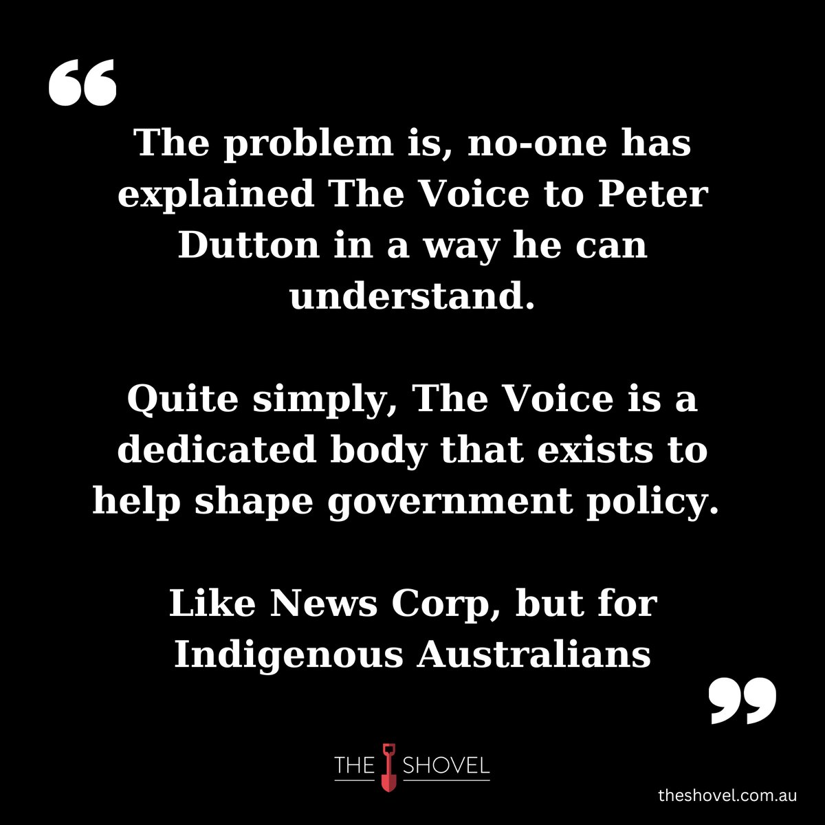 The Shovel tweet media