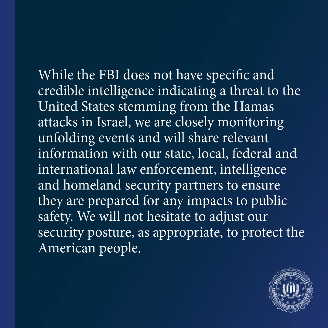 FBI tweet media