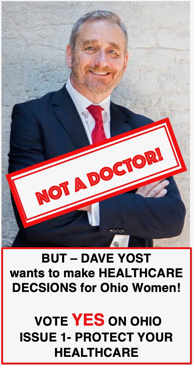 leslierig's tweet image. Who wants government officials WITH NO MEDICAL TRAINING making healthcare decisions for Ohio’s women???!!!  
#NOTaPartisanIssue
#OhioVoteYesIssue1
#Ohio