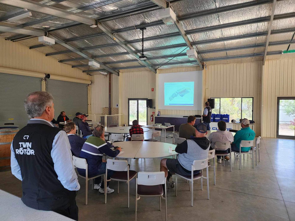 CurtisSaleSrvc's tweet image. A big thanks to everyone that attended our 2023 Know Your Combine customer information day last week! Also a shout out to #SeedTerminator and #CropscanAg for joining us and presenting on the day.
#curtisnewholland #curtissalesandservice