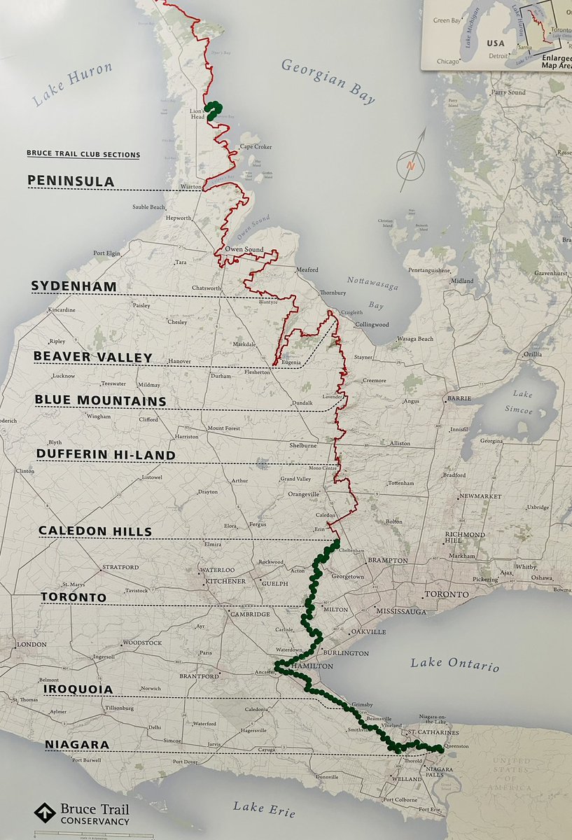 BrooksBrooksel's tweet photo. Back on the Bruce , Toronto section done 
Little by slowly we are getting there 🥾🌲🍁@BruceTrail_BTC https://t.co/ow012qHQXt