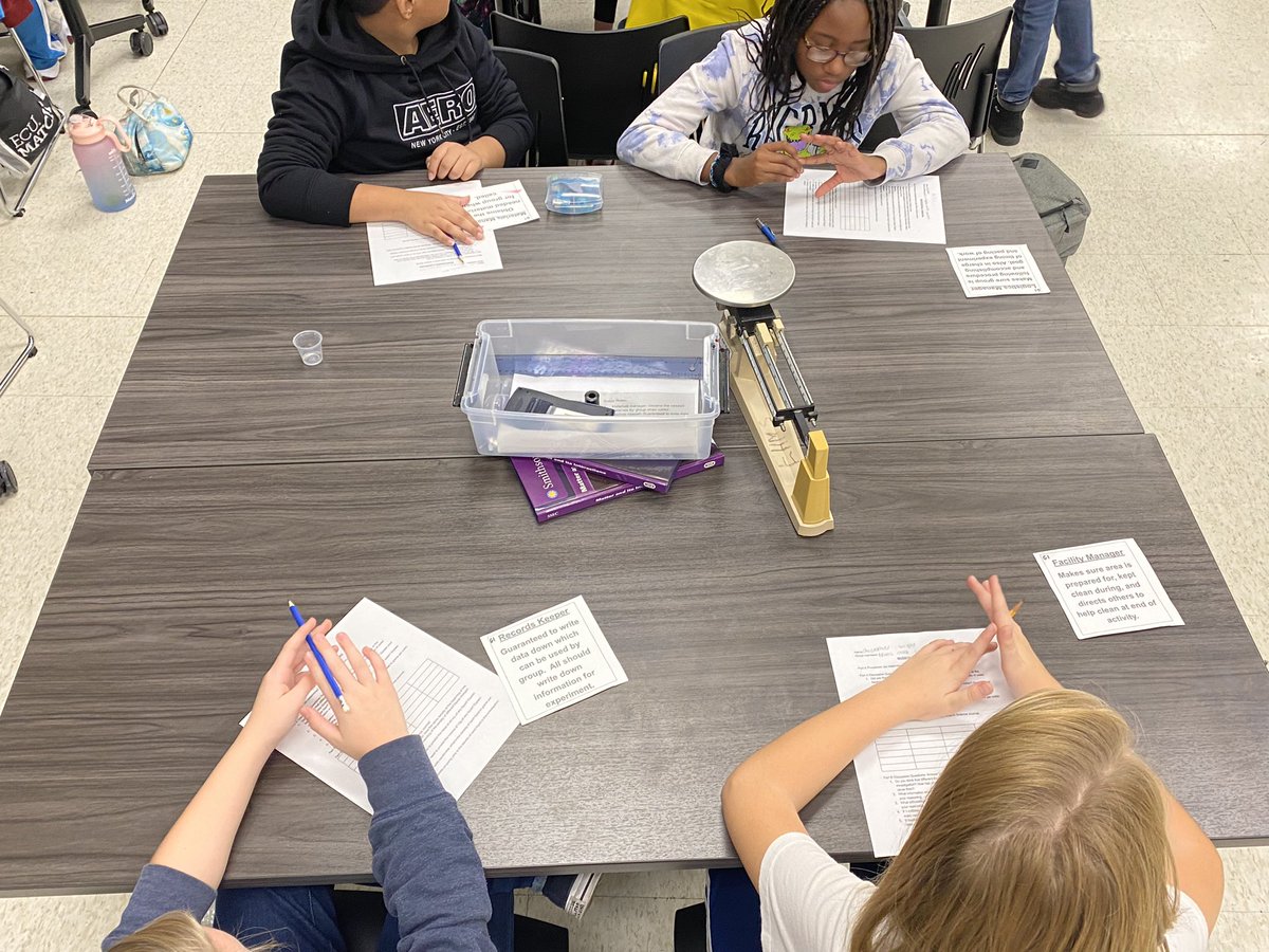 amcovington05's tweet photo. @EHMSEagles 6th Graders using the triple beam balance to measure the grams of 25ml of different liquids. https://t.co/4Josy4qvlA