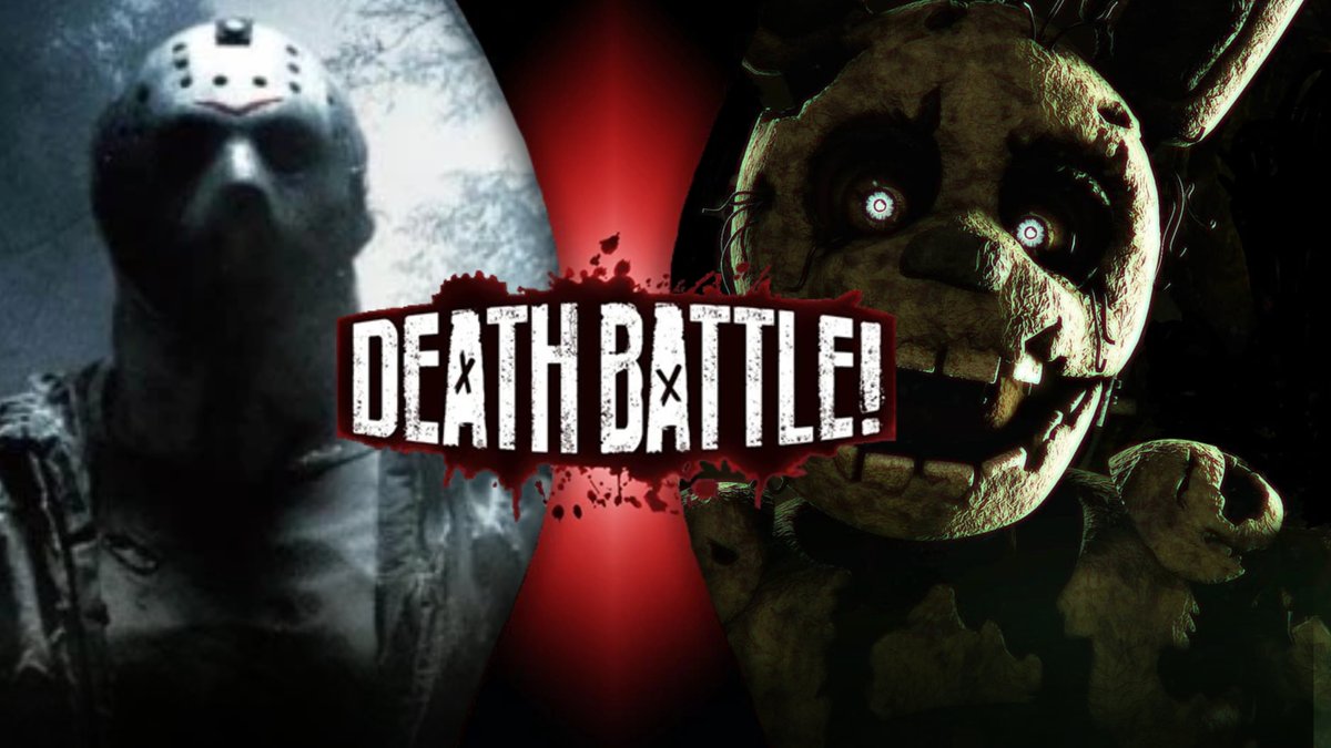 Jason Voorhees Vs Springtrap (William Afton)

Friday The 13th vs Five Nights Ats Freddys

<a href="/FictionRumble/">FictionRumble</a> <a href="/VinceJo45528386/">❤️😈ZARKO DEL CASTILLO😈🖤</a> <a href="/PrimeZombros1/">Zombros-Prime🤖🇨🇴</a>