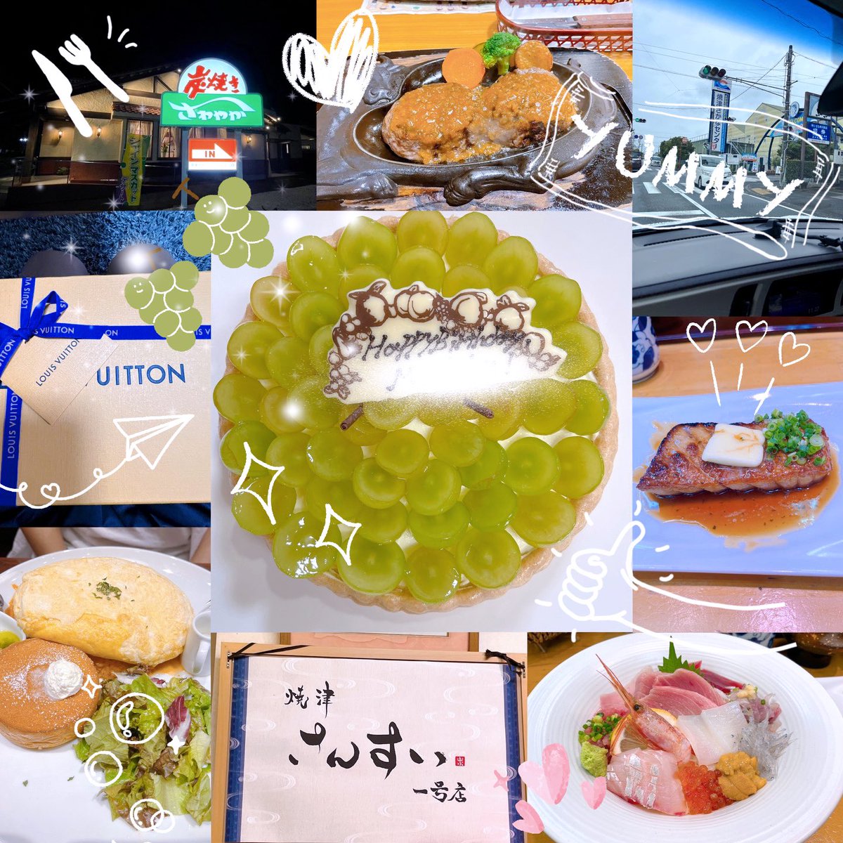 marusab_game's tweet photo. ずっと食べてみたかった🎂
プレート付けてもらったのなんて小学生ぶり!!

まさかのサプライズ🎁

外食したことなかったオムライスにハンバーグ𓌉𓇋   ̖́-

大好きな🐟

リアルで姫プされてしまった(៸៸>⩊<៸｀)
イケメンでこれはズルいw

今笑っていられることに心から感謝♡

さ、頑張ろ(⸝⸝¨̮)و https://t.co/g2kuWHMTzx