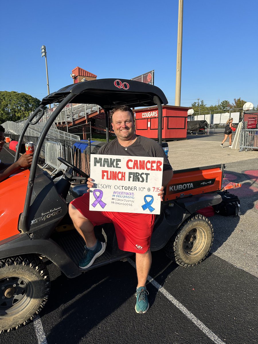 1️⃣ day until our fundraiser! 
TUESDAY, 10/10
7:15
CougarDome 
#MCFF