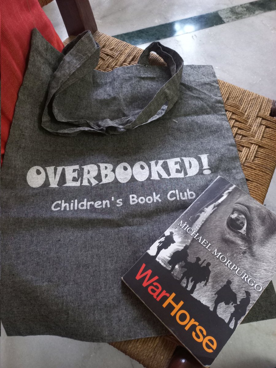 Overbooked! Children's Book Club, #Dehradun read #MichaelMorpurgo 's 'War Horse' this month. An emotionally involving read which opened their eyes to the waste that wars are. They wonder if any character in the book is Morpurgo himself.

#BookClub #youngreaders #Reading