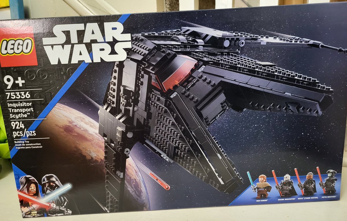 Picked up The Inquistor Transport Scythe from Starwars🤟 pretty hyped to build this! What's your guys latest pickup? #lego #afol #starwars