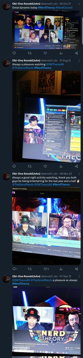 kenobi1_obi's tweet image. Good memories 🥹 #NerdTheory @realswtheory @TheDenofNerds