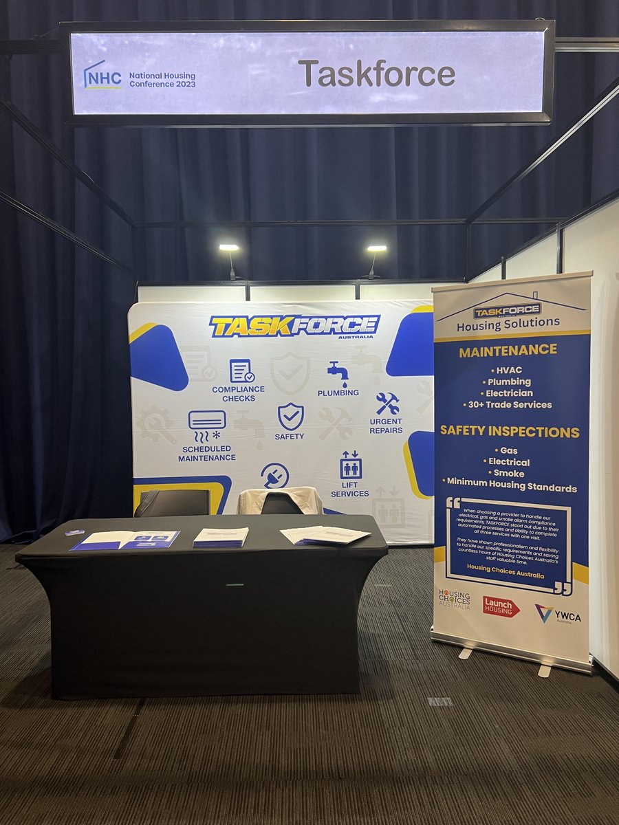 13task's tweet image. Taskforce is thrilled to be at the National Housing Conference in Brisbane. 🏡 Join us at Booth 8 and discover how our innovative Housing Solutions can benefit you. Don't miss out! hubs.ly/Q024TXF30