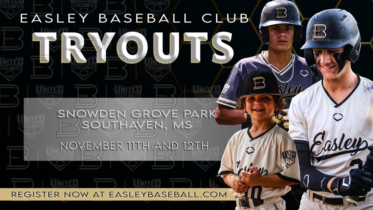 We’re adding to the rosters • sign up now at easleybaseball.com to #elevateyourgame