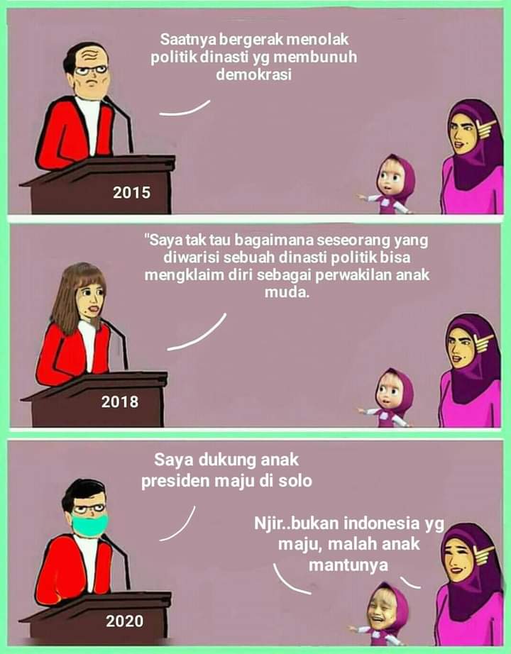 Gara2 MK. Kecebong cs baru teriak2 dinasti sekarang. 

Meme ini sudah 2020 yg lalu