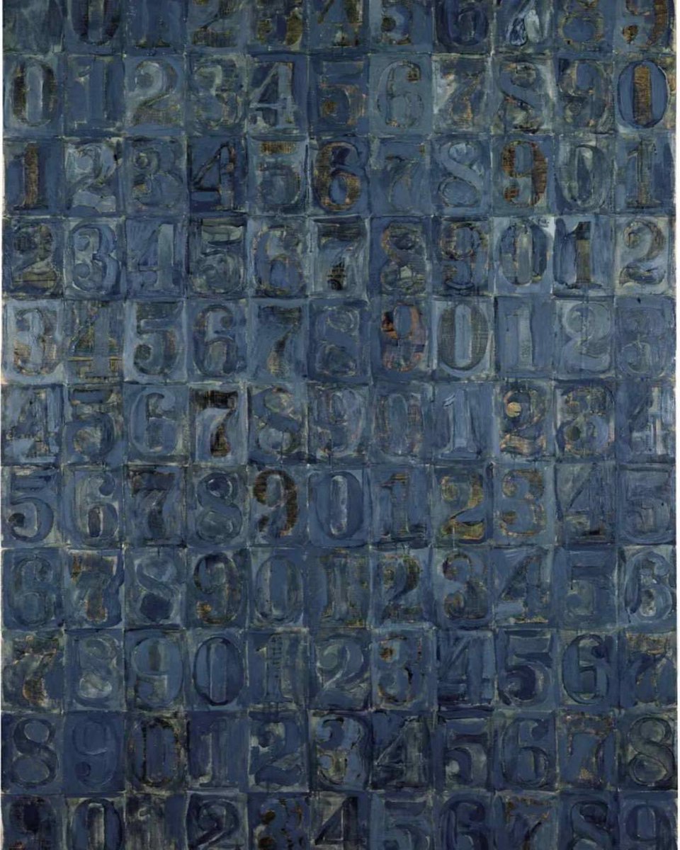 Jasper Johns
Blue Numbers   
1963
#JasperJohns #Blue #virtualcollection23