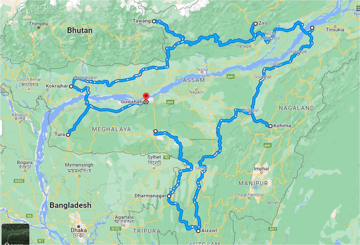 nccner's tweet photo. 1/2 NCC NER Jimny Rally

The Jimny based Rally would be Flagged Off from Shillong on 06 November 2023 by Hon'ble CM Meghalaya and would travel through Meghalaya-Assam-Tripura-Mizoram-Nagaland-Arunachal Pradesh for 3500 Kms . https://t.co/IURnXjsCks