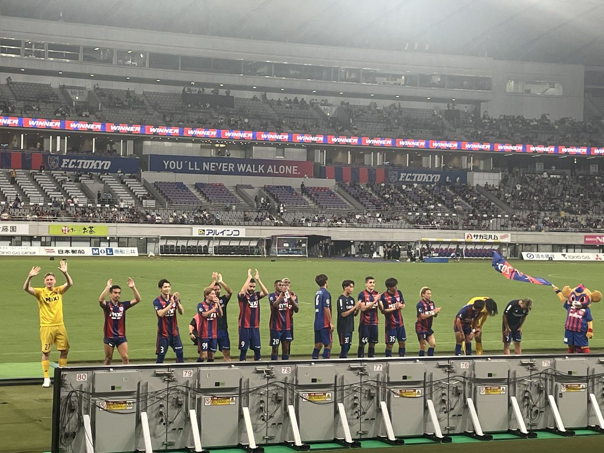 fuumikooo's tweet photo. 初めて⚽️を観戦した。スタッフの働きばっかり気にしてた。苦笑
もちろん賞賛です。 https://t.co/u9PXCURrW6