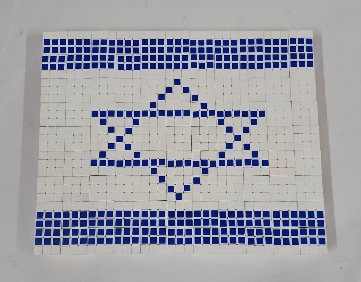 Israel 🇮🇱 Flag with Rubik's Cube. #Israel #sudipdas563