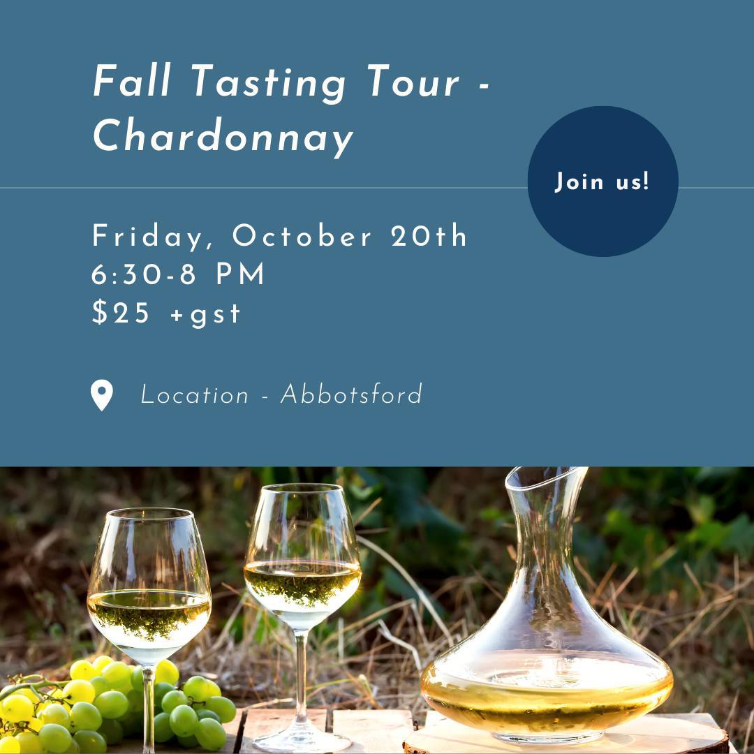 Ready to learn something new this October? 🍷 Swing by our Abbotsford spot for fun classroom gatherings!