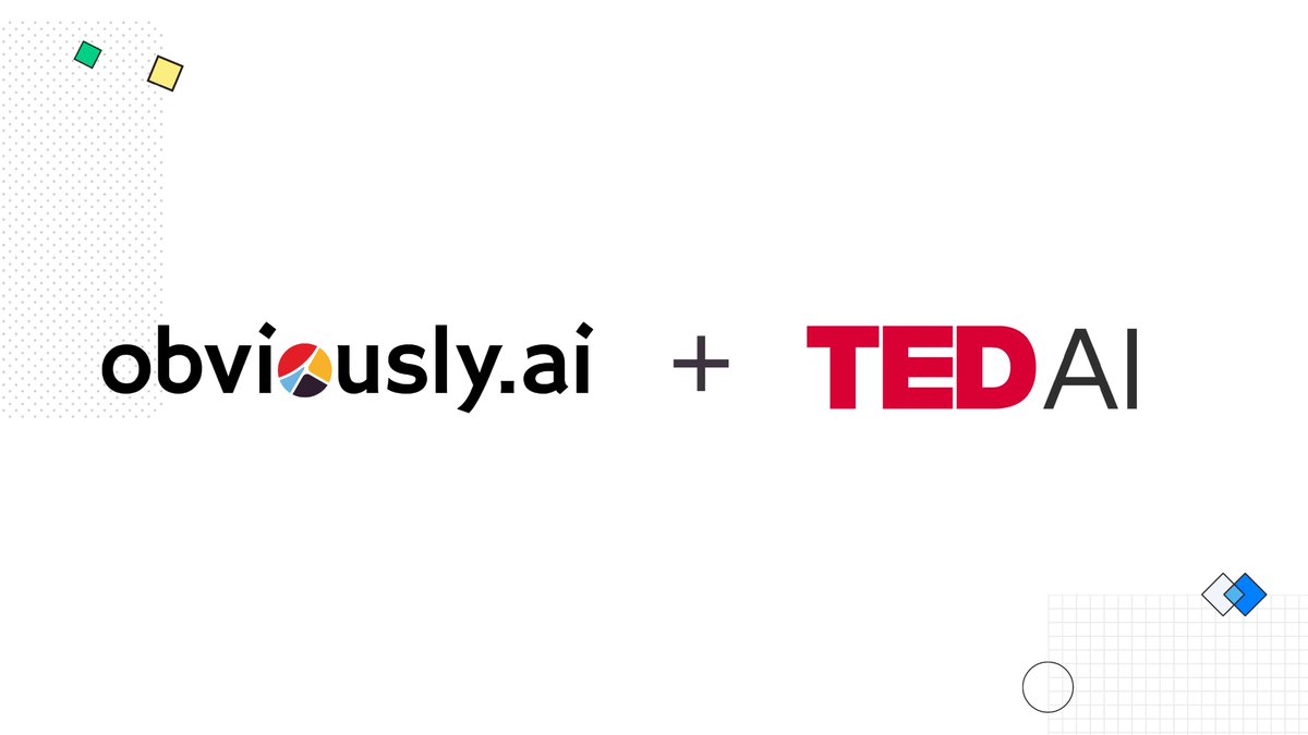 Zams (@zamshq) on Twitter photo We are thrilled to sponsor this year's @TEDAI2023 event in San Francisco. The event brings together the brightest minds in AI - <a href="/reidhoffman/">Reid Hoffman</a>, <a href="/AndrewYNg/">Andrew Ng</a>, <a href="/ilyasut/">Ilya Sutskever</a>, <a href="/yoheinakajima/">Yohei</a> and many more. Don't miss out, register now!
ai-event.ted.com/partners
#NoCode #AI #DSaaS We are thrilled to sponsor this year's @TEDAI2023 event in San Francisco. The event brings together the brightest minds in AI - <a href="/reidhoffman/">Reid Hoffman</a>, <a href="/AndrewYNg/">Andrew Ng</a>, <a href="/ilyasut/">Ilya Sutskever</a>, <a href="/yoheinakajima/">Yohei</a> and many more. Don't miss out, register now!
ai-event.ted.com/partners
#NoCode #AI #DSaaS