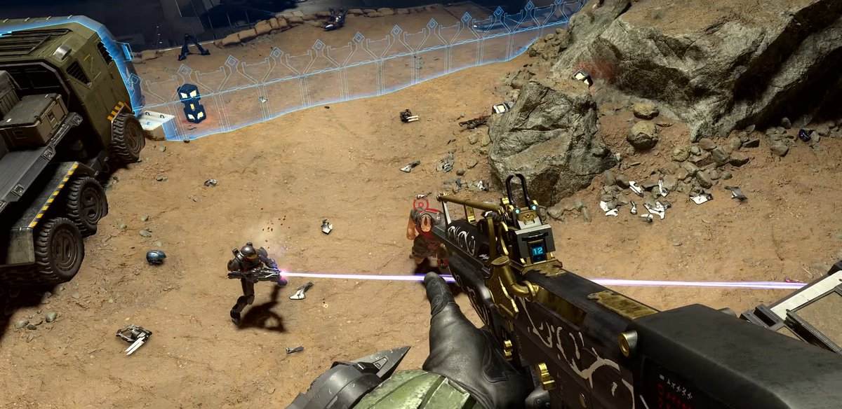alegendingreen's tweet photo. Firefight is making a return on a new map from the Campaign AND we got a crazy lookin Bandit rifle here https://t.co/GY3H1SjENe