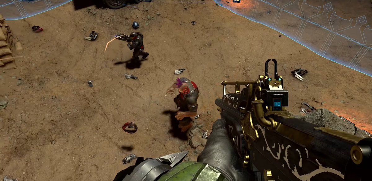 alegendingreen's tweet photo. Firefight is making a return on a new map from the Campaign AND we got a crazy lookin Bandit rifle here https://t.co/GY3H1SjENe