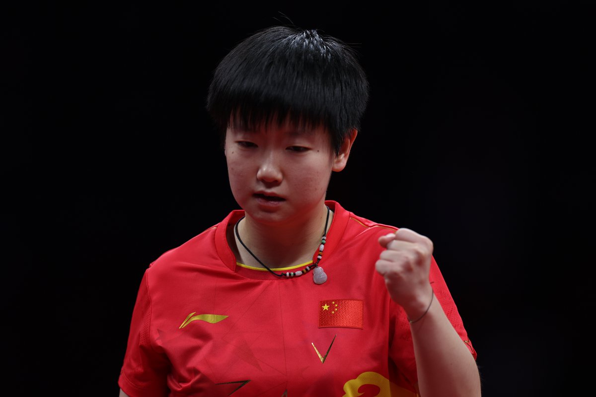 🏓️#ITTFWorldRankings 
🇨🇳Chinese paddlers take top spots in four events 

🔙Men's Singles: Wang Chuqin back to No. 1
🔝Women's Singles: Sun Yingsha
🔹Men's Doubles: Wang Chuqin/Fan Zhendong
🔹Mixed Doubles: Wang Chuqin/Sun Yingsha

#TableTennis @xuejianosaka @SYS_fanpage