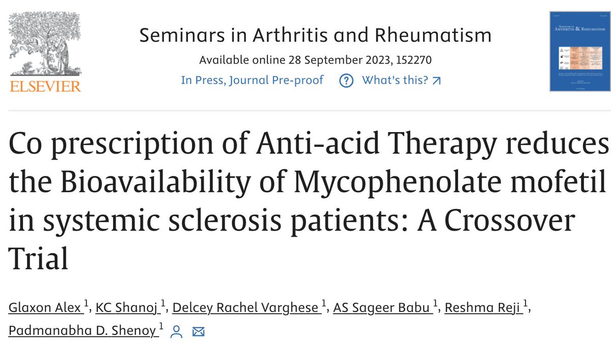Very important practise tip Combining mmf with PPI or H2 blockers reduces drug levels close to 50 % and may result in lack of therapeutic response. If patient has gerd use enteric coated sodium salt. Our recent paper in seminars in arthritis and rheumatism.