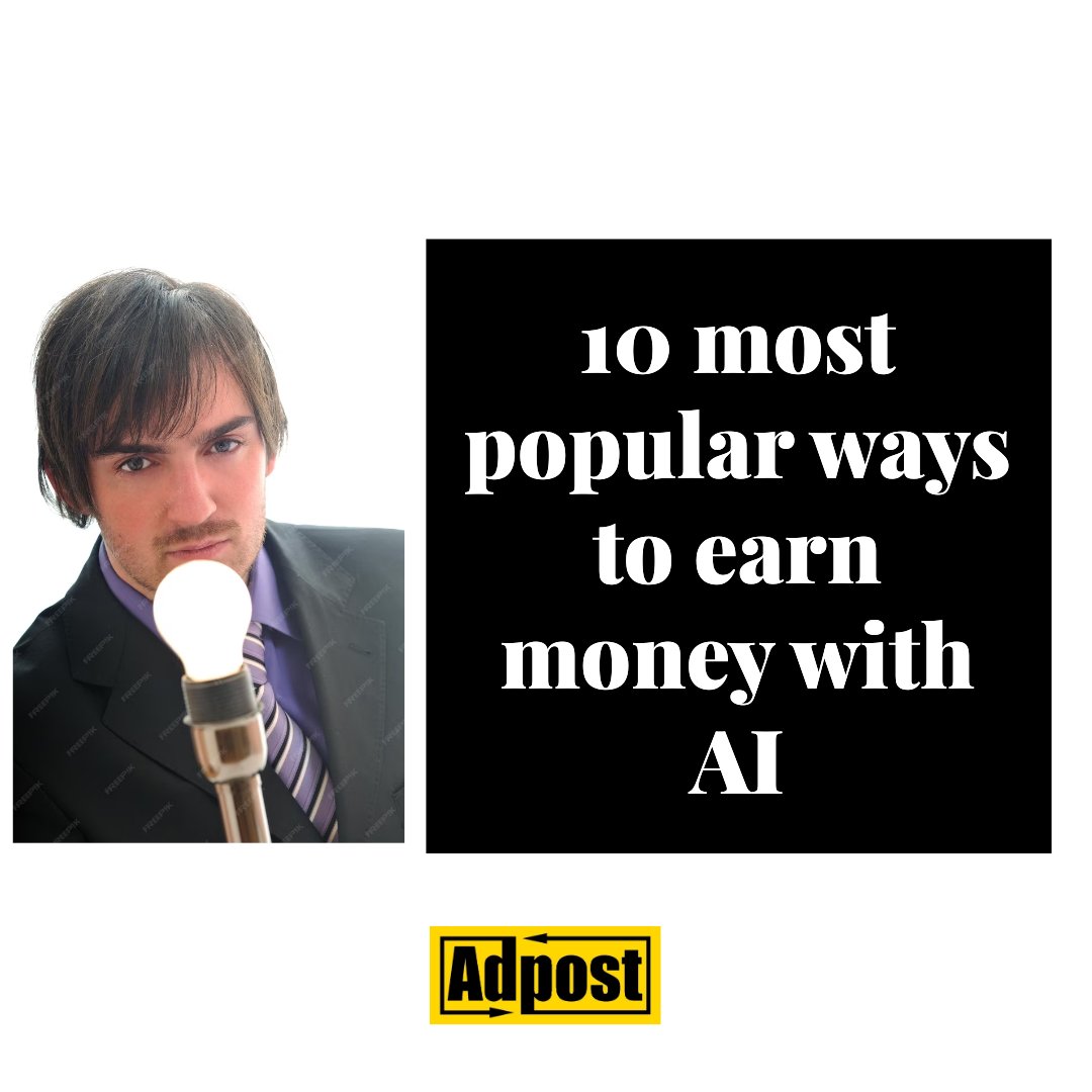 adpostcom's tweet image. 🚀 Ready to level up? Discover how AI&apos;s shaping earnings in 2023! Tap ❤️, retweet, and follow! #AITrends2023 #TechGameChanger #EarningsRise #FutureTech #AIForAll #TechInsider #BusinessBoost #AIStocks #AIRevolution #NextBigThing