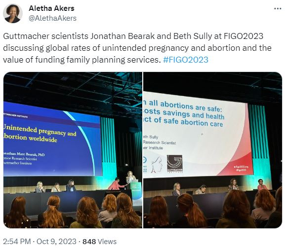 Wonderful to see a full house at the 'Including safe #abortion care in #UHC' session yesterday. HRP delighted to collaborate once again with <a href="/Guttmacher/">Guttmacher Institute</a> to support women's #SRHR globally.
#FIGO2023