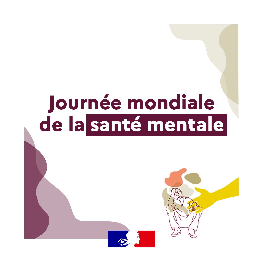 📅 C'est la journée mondiale de la #SantéMentale.

👉 Des actions de prévention et de promotion de la santé mentale existent : projet territorial de santé mentale, prévention du #suicide, Mon soutien psy…

📲 Découvrez les actions du ministère sur : sante.gouv.fr/prevention-en-…