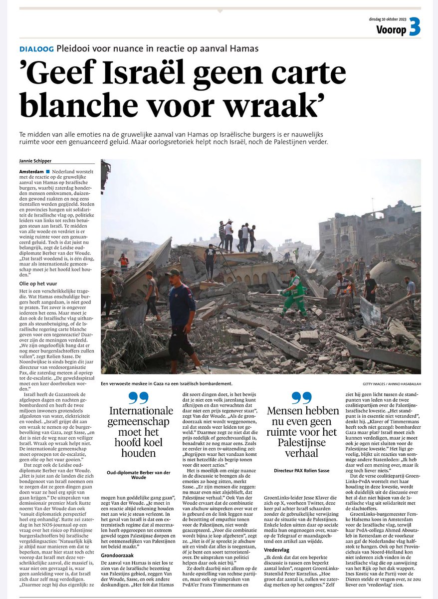 Een beetje verstandige praat kan geen kwaad.
#Israel #Gaza