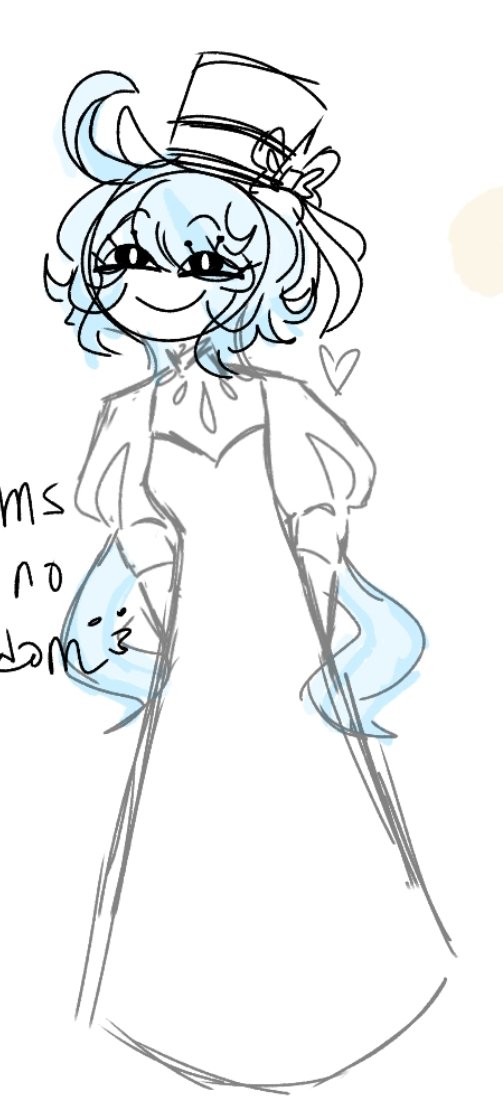 scaraomi_timely's tweet image. | #bubblecat 🫧 #Furina 

furina doodle while i was in school,  the goofy gooberest archon forever :3