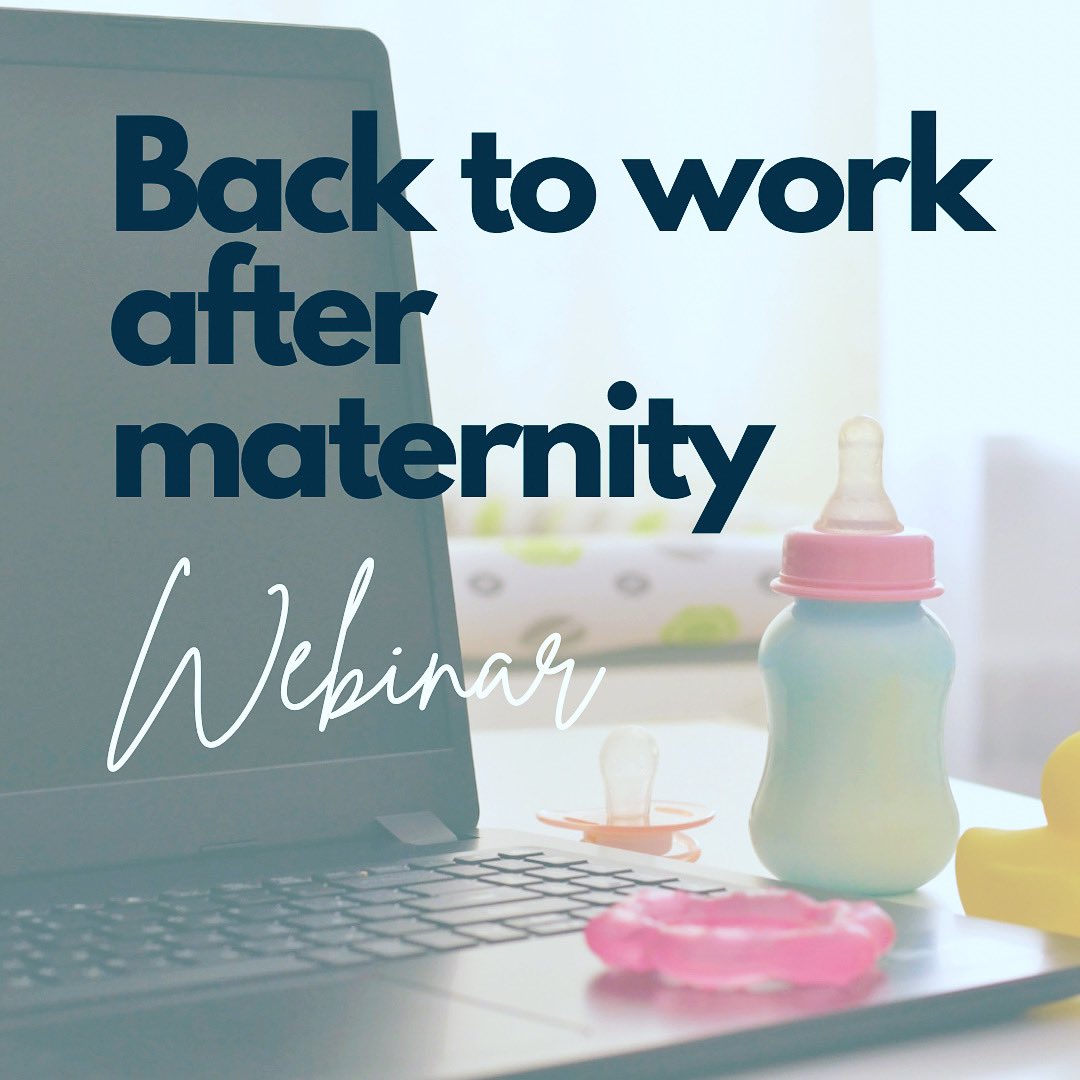 Are you a mum on maternity leave &amp; feeling anxious about your return to work? Or back to work and finding it difficult to adjust? 
This 1 hour #webinar will give you the tips and support to help settle back in to work.
Book your free place today; 

ticketsource.co.uk/kate-flowerdew…