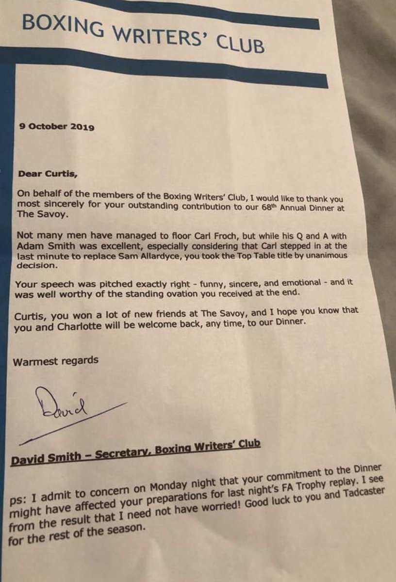 I finally won over my boxing peers. For many years I was looked at as a bit of a joke, the footballer I was always called! Well 1 English title and 1 British title later I finally got the respect of my peers. Ignore the outside noise, while your heart is beating your in the fight