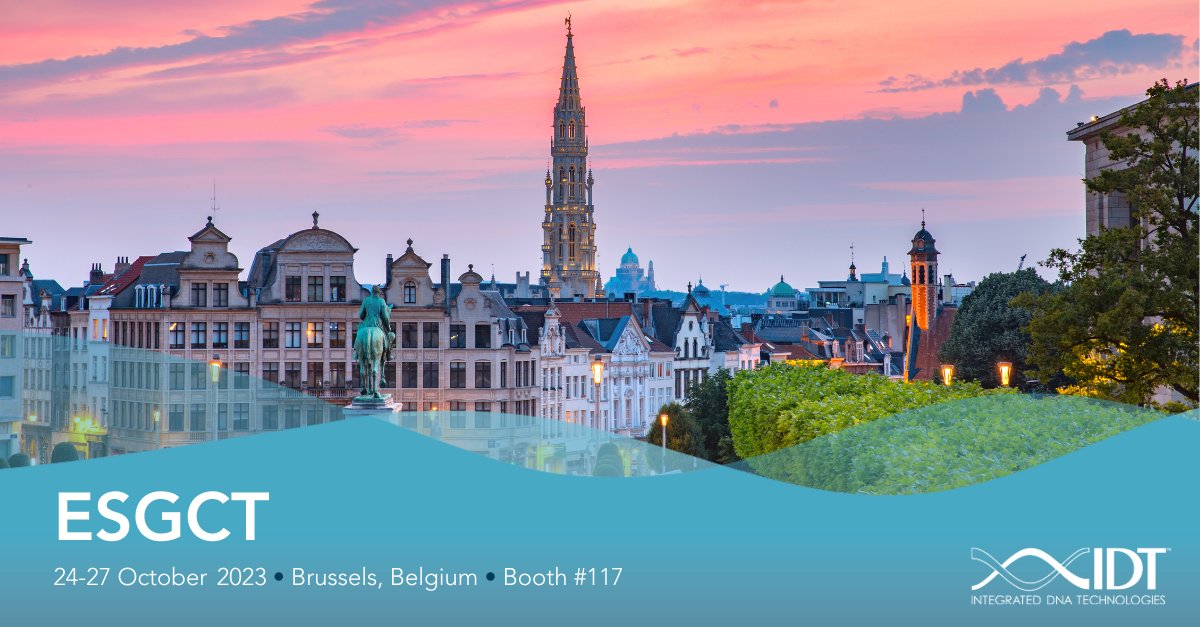 idtdna's tweet image. Join #IDT at #ESGCT, one of the most groundbreaking events in the world of genetic research! Discover how our #CRISPRsolutions have the power to supercharge your research: idtb.io/8xq1hf

#IDTdna #CRISPR #CRISPRresearch #ESGCT23 #ESGCT2023