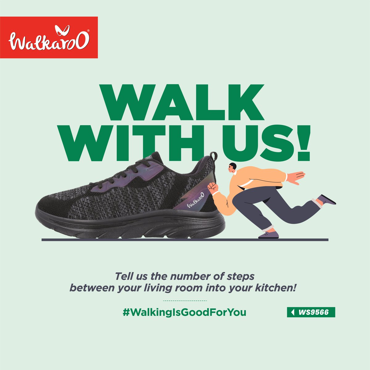 You’ll be amazed how good this silly counting of steps will be for you! Try it!
#WalkingIsGoodForYou #Walkaroo
