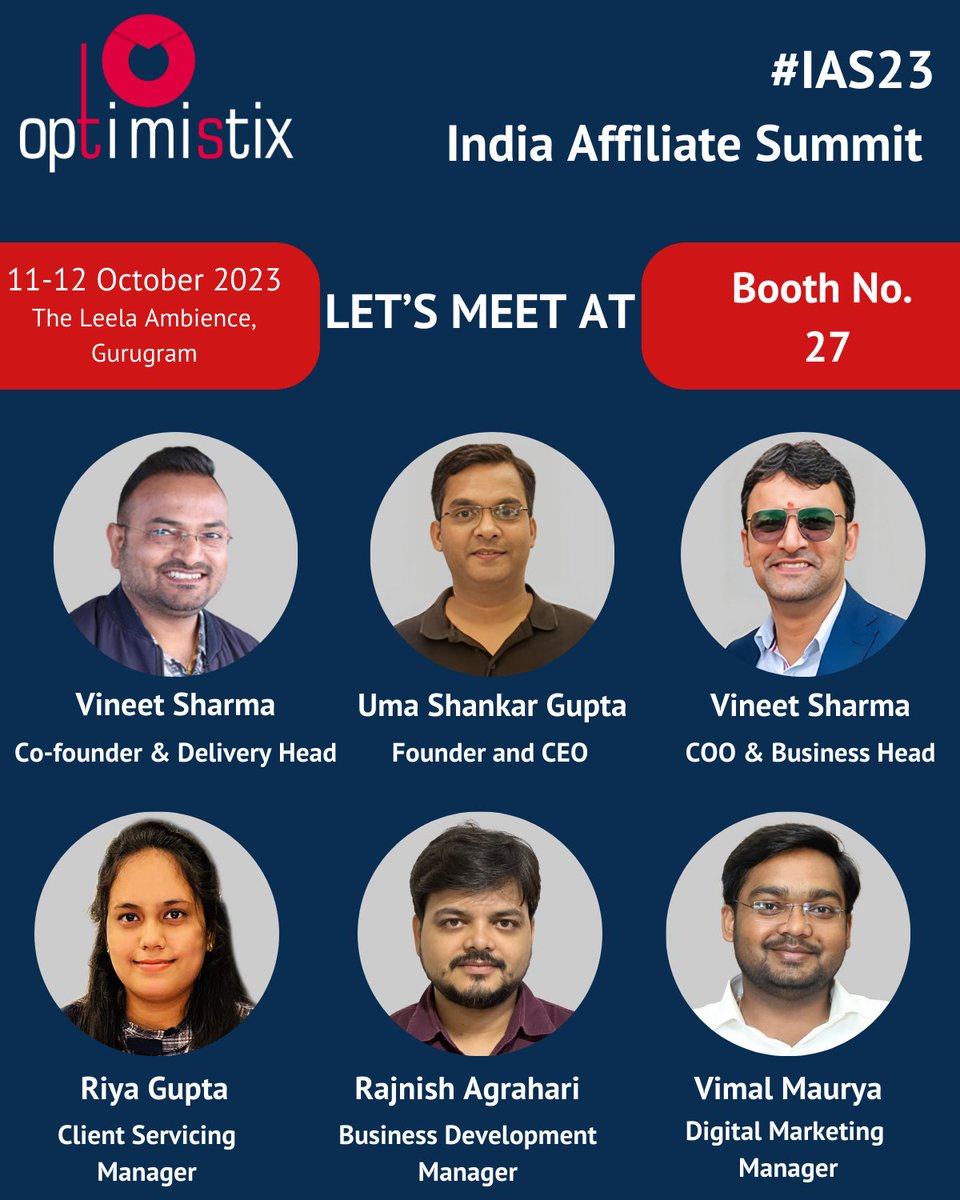 OptimistixMedia's tweet photo. #indiaaffiliatesummit #Ias23 #affiliatemarketing https://t.co/Uikogkvj3S