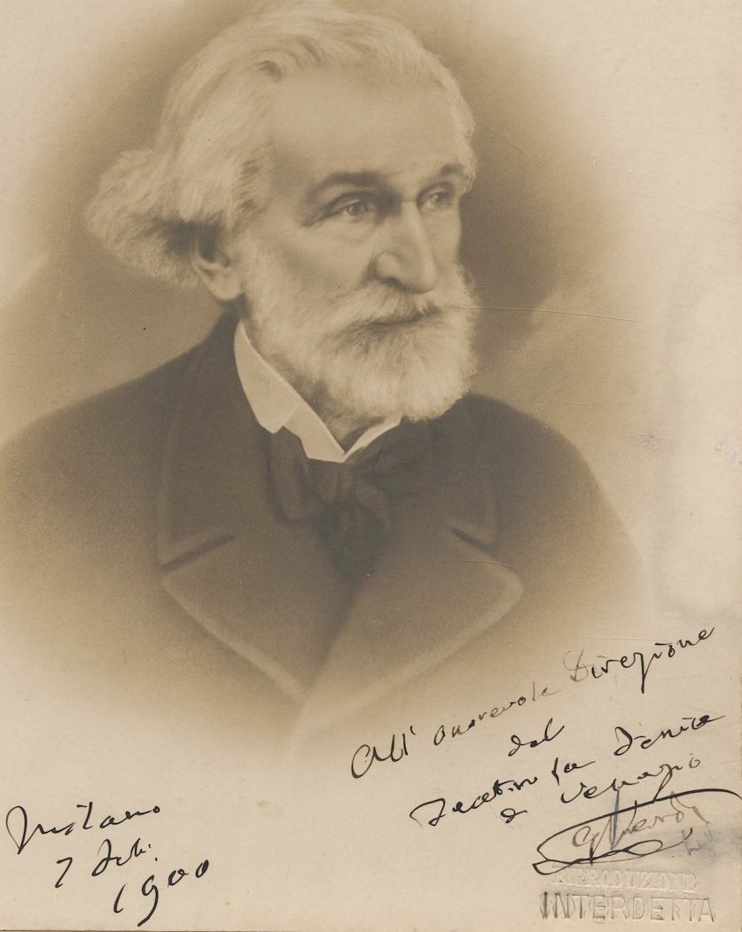 «Tornate all'antico e sarà un progresso».

Con questa foto autografa, conservata nel nostro archivio storico, ricordiamo oggi i 208 anni dalla nascita a Roncole di Busseto di Giuseppe Verdi, che forgiò con le sue composizioni musicali l'identità del popolo italiano

#10ottobre