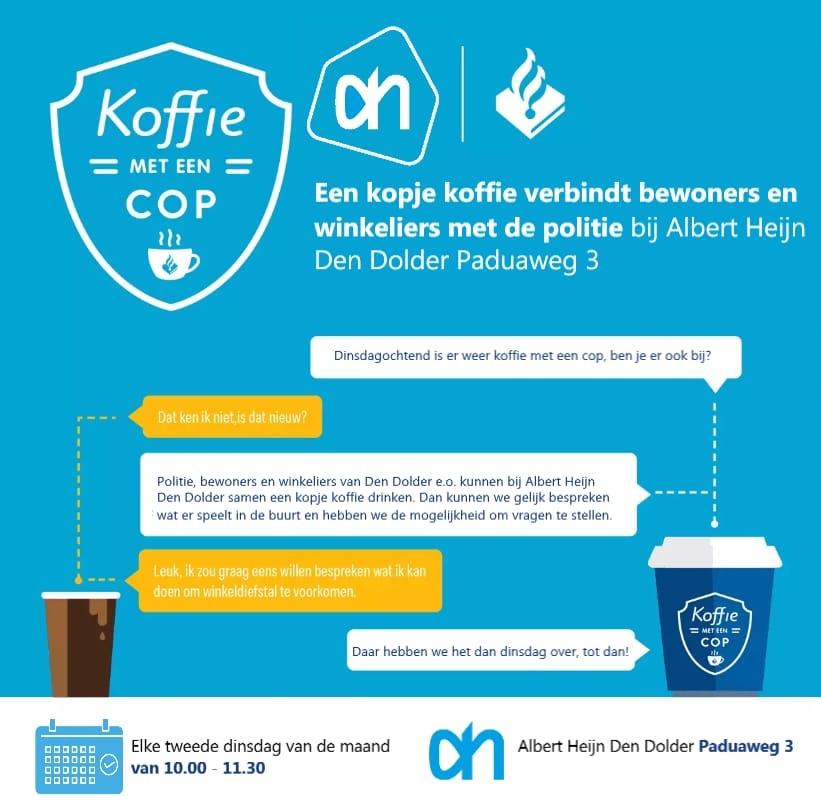 WA_DenDolder's tweet photo. Vandaag ben ik in Den Dolder van 10 tot 11.30 uur. Wilt u iets bespreken dan zie ik u daar 👋 https://t.co/LNm8praK5g