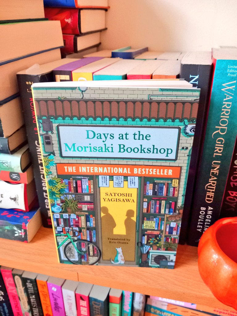 ReadsRina's tweet photo. Morning lovelies 😘  the lovely people over @ZaffreBooks have given me a copy of #DaysAtTheMorisakiBookshop to give away to celebrate national Bookshop Day on the 14th.
Follow me and @ZaffreBooks 
Retweet for an extra entry. 
Giveaway ends on the 16th October. Good luck! UK only. https://t.co/wG0bXbi5gz