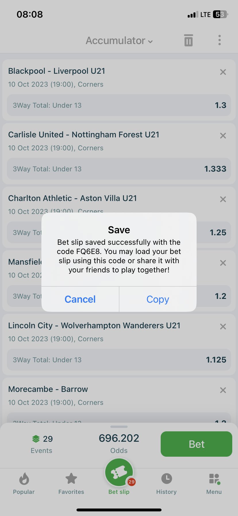 pampam on X: All we ask for is under 12 corners 700 odds on 22bet 👉 FQ6E8  Register here on 22bet👉 t.coggaqOXGvIu Promocode 👉 pampam  Telegram channel 👇 t.cozF0pngJA1S t.copJBSHjZqeg  X