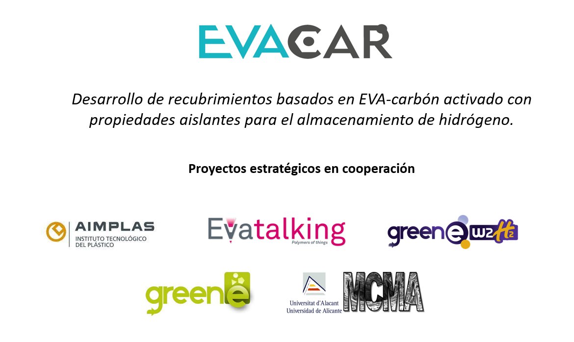 GreeneWaste's tweet photo. 🤩 Arrancamos el proyecto para el desarrollo de recubrimientos basados en EVA-carbón activado con propiedades aislantes para el almacenamiento de hidrógeno, denominado #EVACAR. Aquí la imagen de nuestra primera reunión y las entidades que participamos 👇 https://t.co/u39fZ5cud9